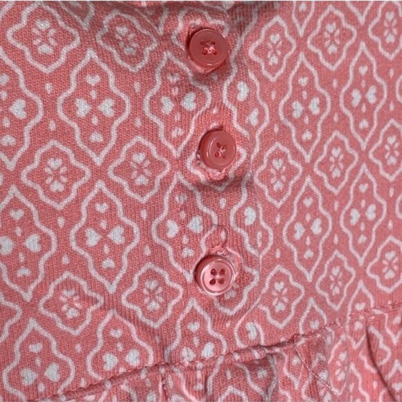 Carters Just One You Baby Girls Pink Turtle Jumpsuit Long Sleeve Size 18M - Picture 7 of 8